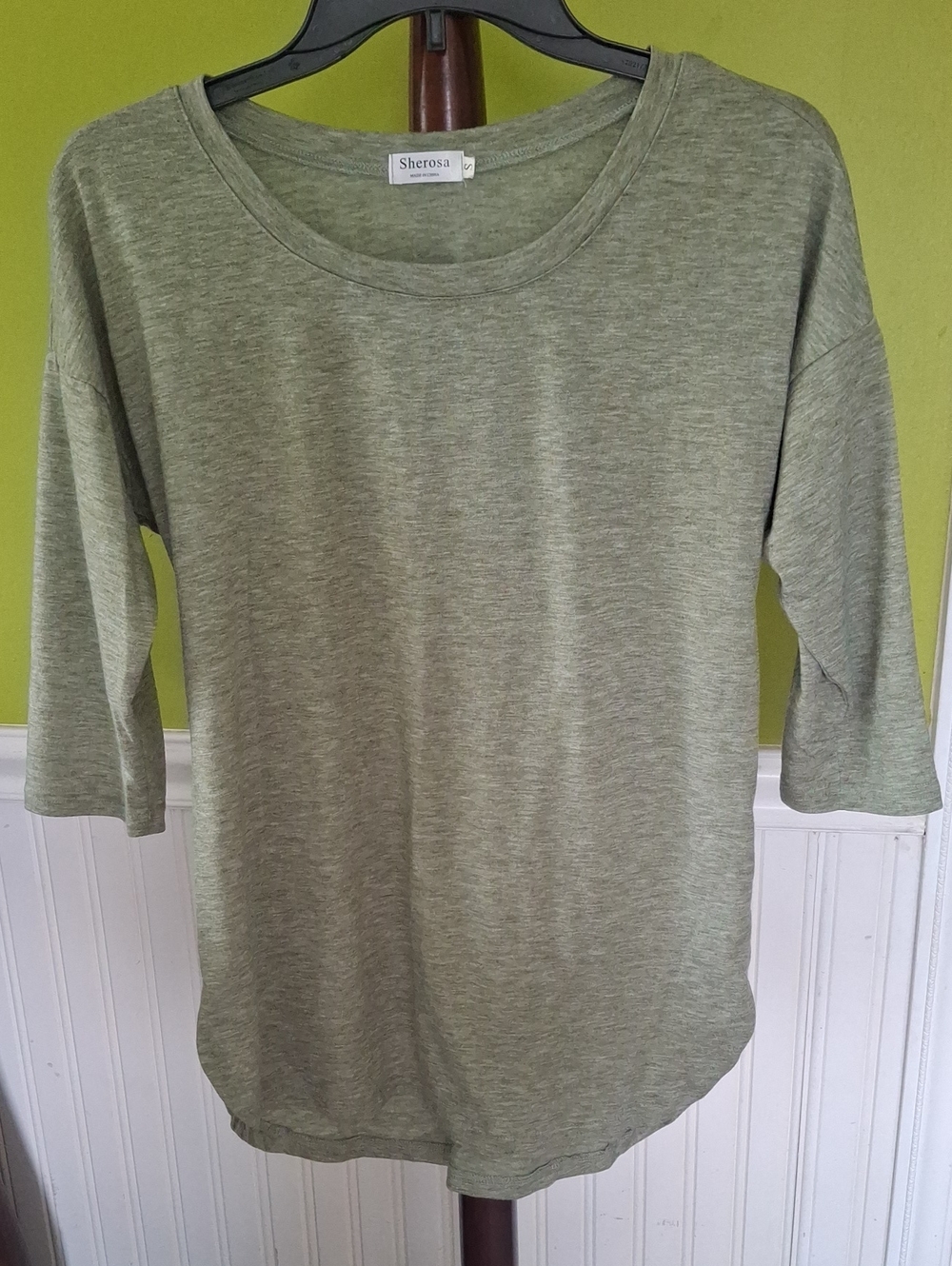 Sherosa Women’s Olive Green Short Sleeve Tee
